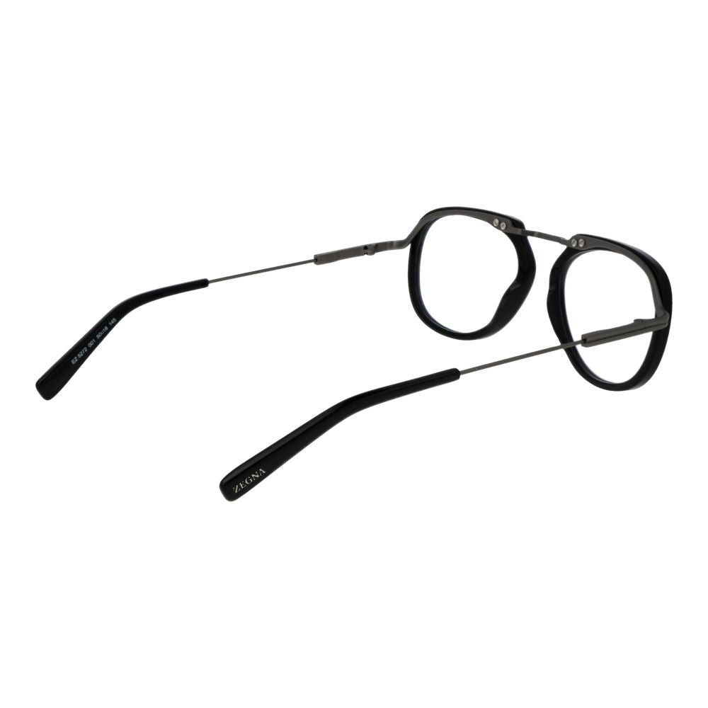 Ermenegildo Zegna Black Men Glasses Frame