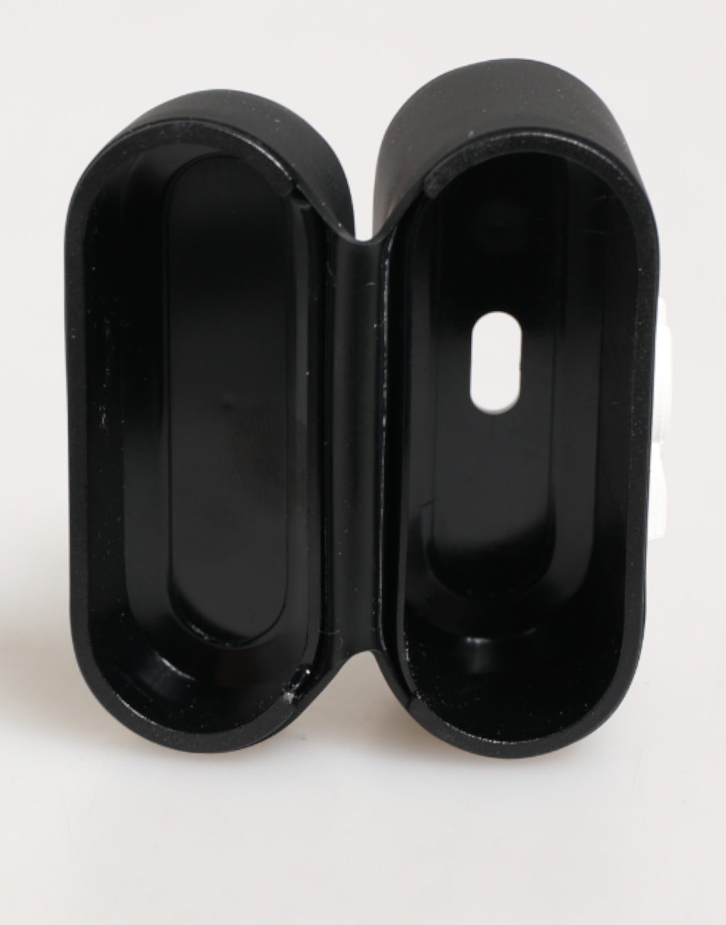 Dolce & Gabbana Black White Rubber Embossed Logo Accessory Airpods Case