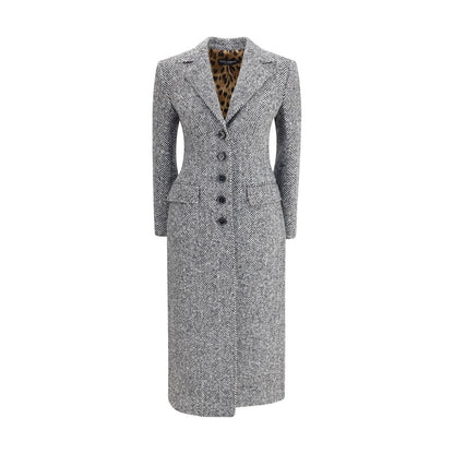 Dolce & Gabbana Single-breasted chevron Coat
