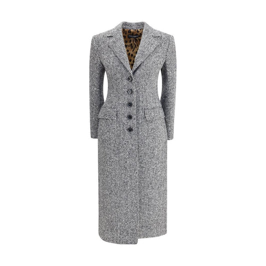 Dolce & Gabbana Single-breasted chevron Coat