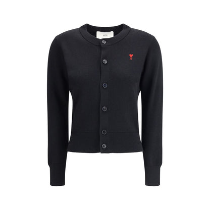 Ami Paris Ami De Coeur merino wool Cardigan