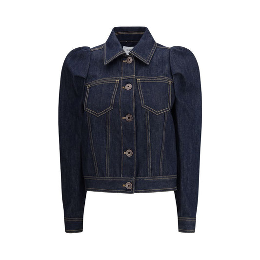 Alexander McQueen Denim Jacket with pointed shoulders