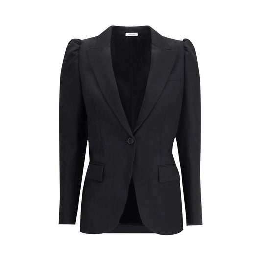 Alexander McQueen Black single-breasted jacket