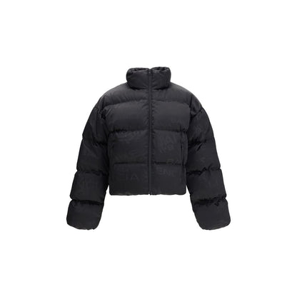 Balenciaga Cropped Puffer Jacket with logo motif