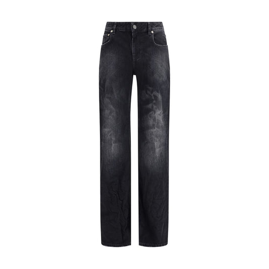 Balenciaga Wide-leg Cotton Jeans