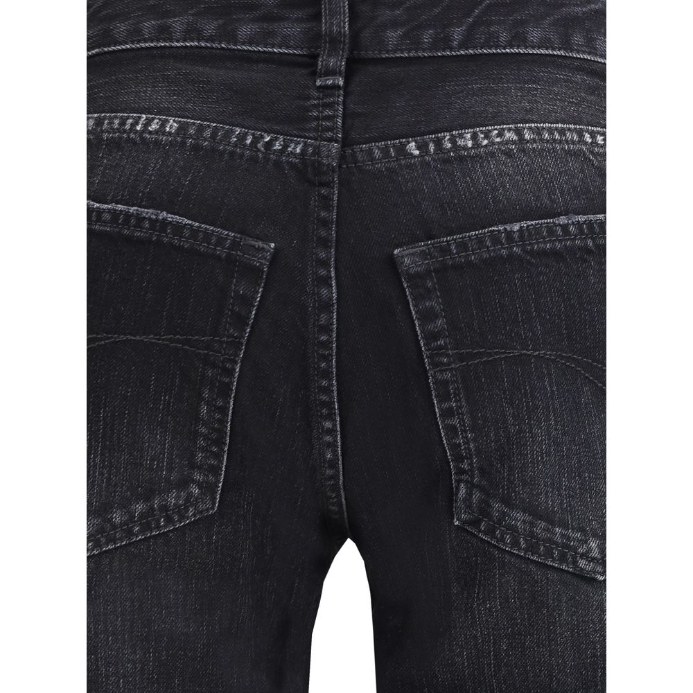 Balenciaga Wide-leg Cotton Jeans