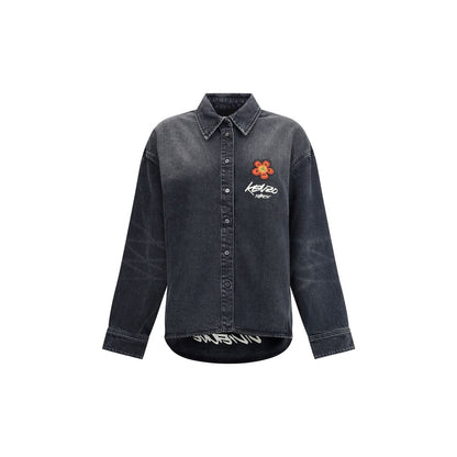 Kenzo x Futura Workwear embroidered japanese Denim Shirt