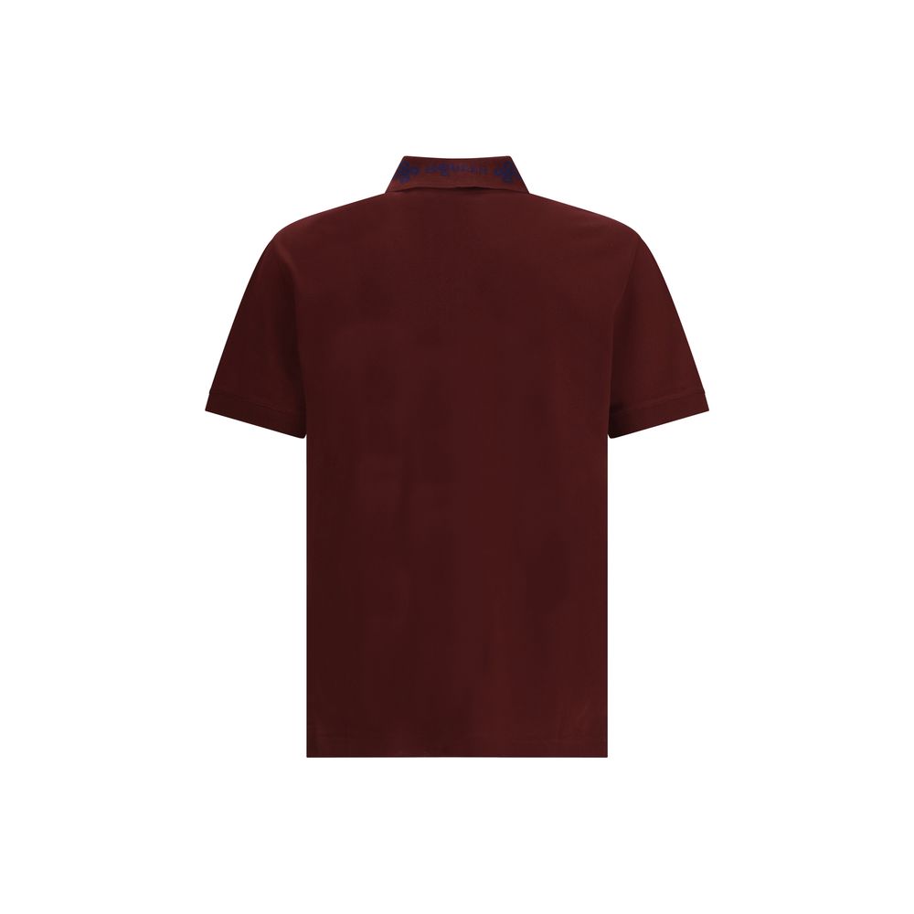 Alexander McQueen Polo with striped detail