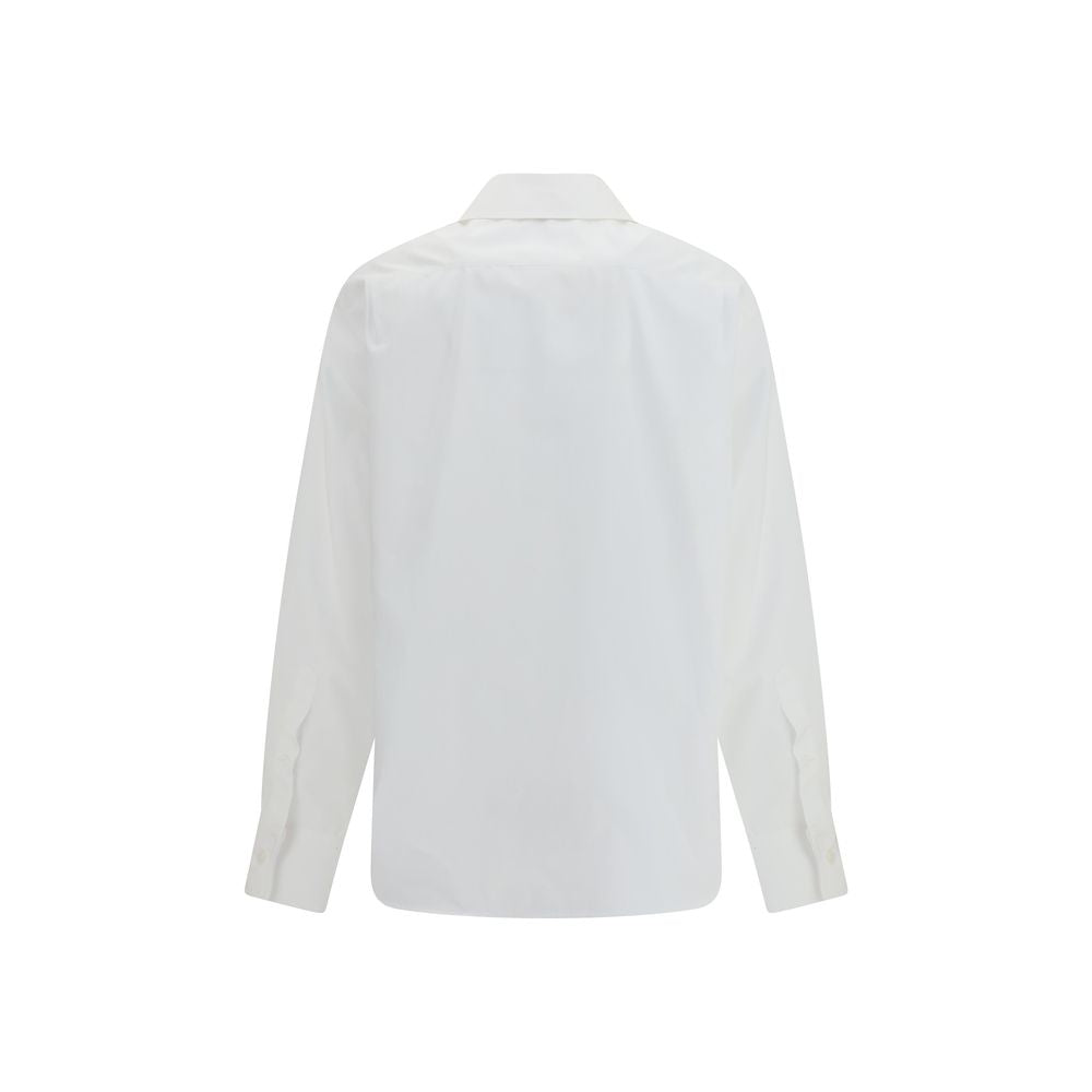 Alexander McQueen Long-sleeved Shirt with embellished collar
