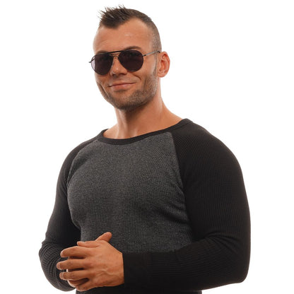 Ermenegildo Zegna Black Men Sunglass