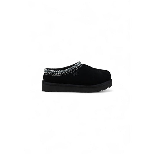 UGG Black Suede Leather Slipper
