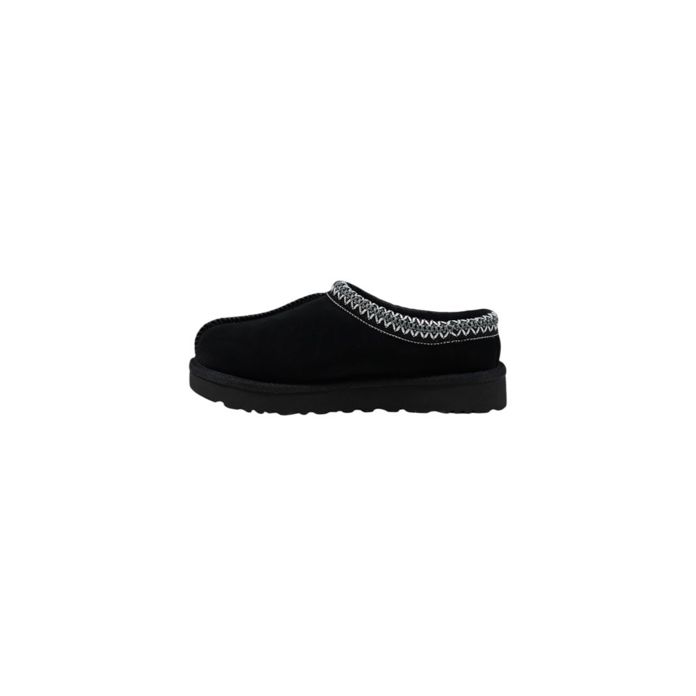 UGG Black Suede Leather Slipper