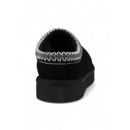 UGG Black Suede Leather Slipper