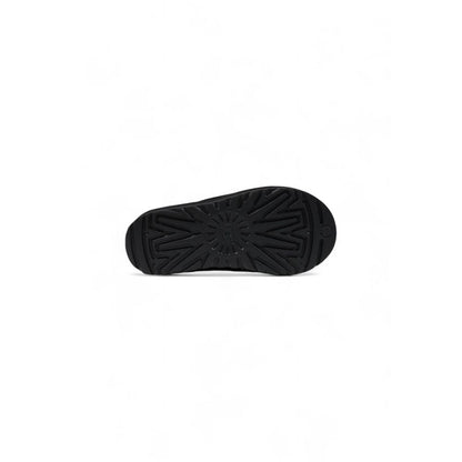 UGG Black Suede Leather Slipper