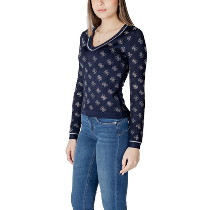 Guess Blue Viscose Sweater