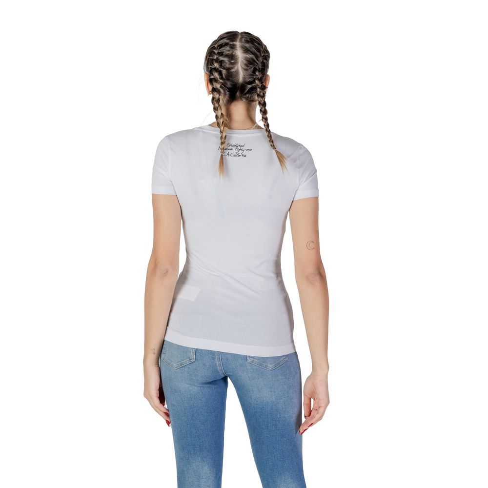 Guess White Cotton T-Shirt