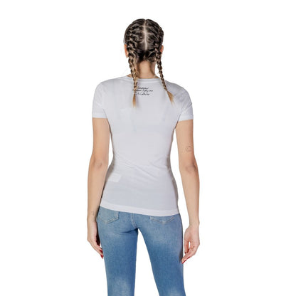 Guess White Cotton T-Shirt