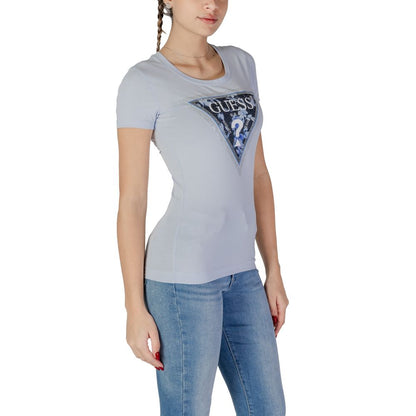 Guess Blue Cotton T-Shirt