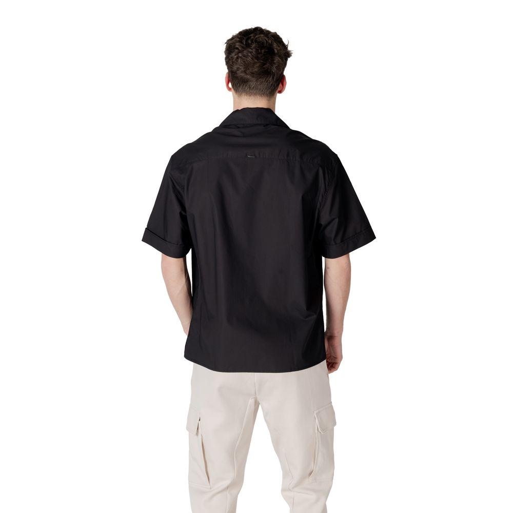 Antony Morato Black Lyocell Shortsleeve