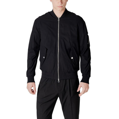 Antony Morato Black Polyester Jackets & Coat