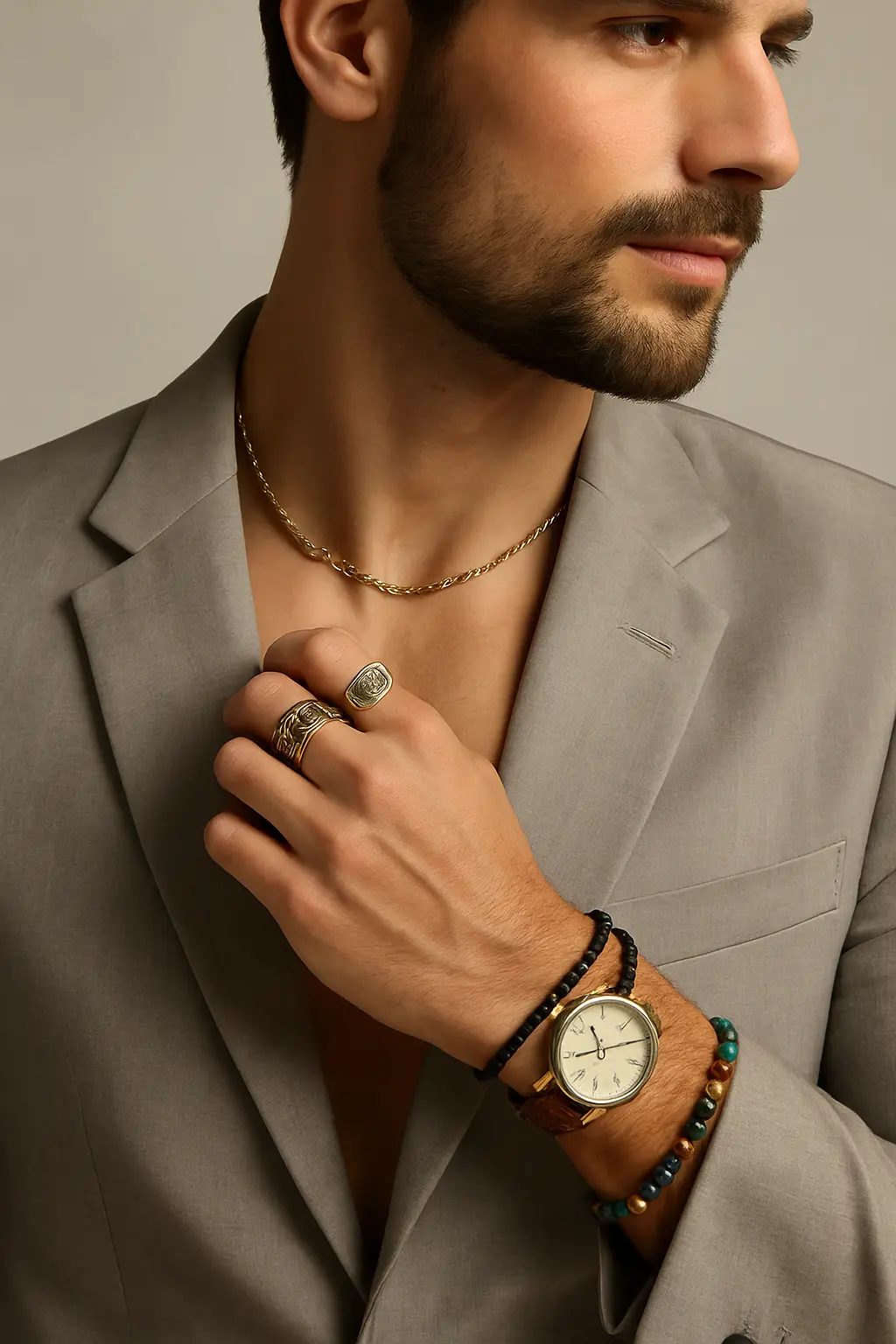 Bijoux homme Sandy Store ByNet – colliers, bracelets et bagues de luxe à prix réduits