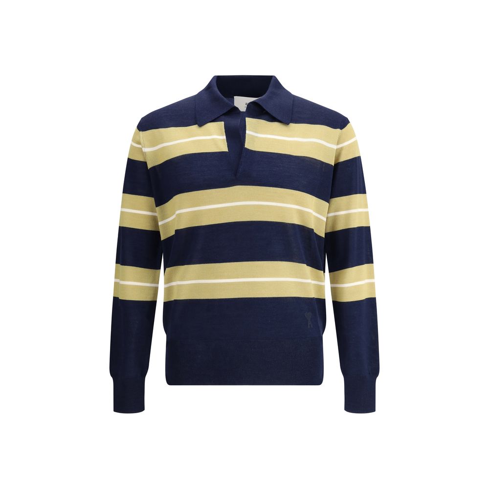 Ami Paris Raye Polo Shirt - Sandy Store ByNet