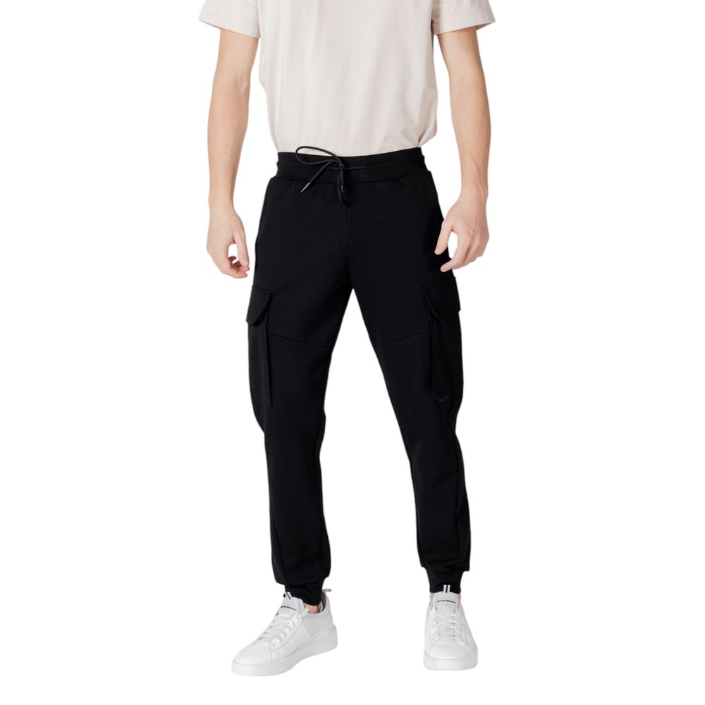 Antony Morato Black Cotton Joggers Workout Pant – IT52 | XL par Antony Morato | Disponible sur Sandy Store ByNet