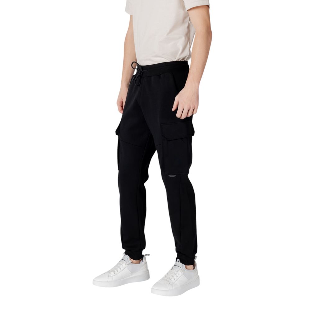 Antony Morato Black Cotton Joggers Workout Pant – IT52 | XL par Antony Morato | Disponible sur Sandy Store ByNet
