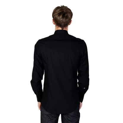 Antony Morato Black Cotton Shirt – IT44 | XS par Antony Morato | Disponible sur Sandy Store ByNet