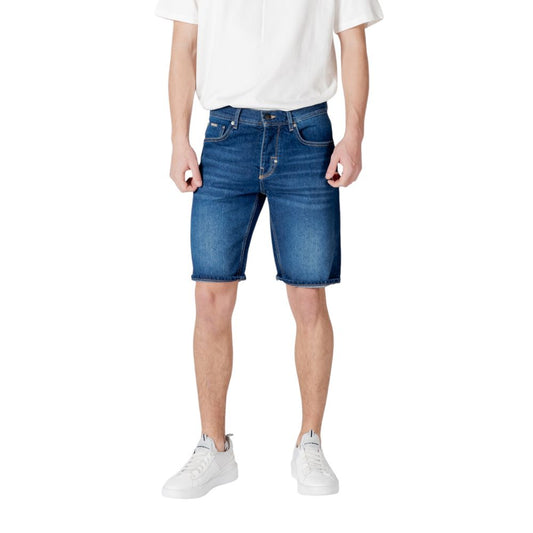 Antony Morato Blue Cotton Bermuda – W32 par Antony Morato | Disponible sur Sandy Store ByNet