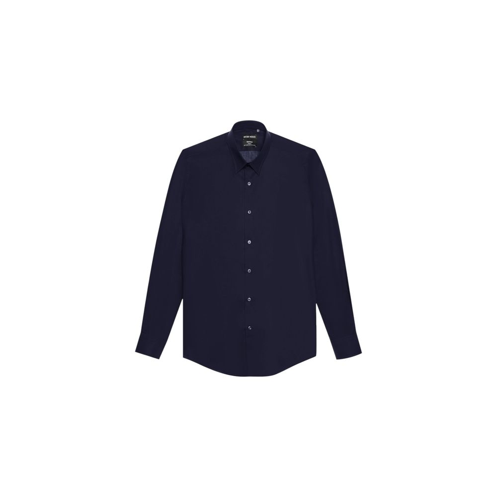 Antony Morato Blue Cotton Shirt – IT44 | XS par Antony Morato | Disponible sur Sandy Store ByNet