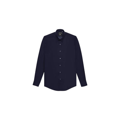 Antony Morato Blue Cotton Shirt – IT44 | XS par Antony Morato | Disponible sur Sandy Store ByNet