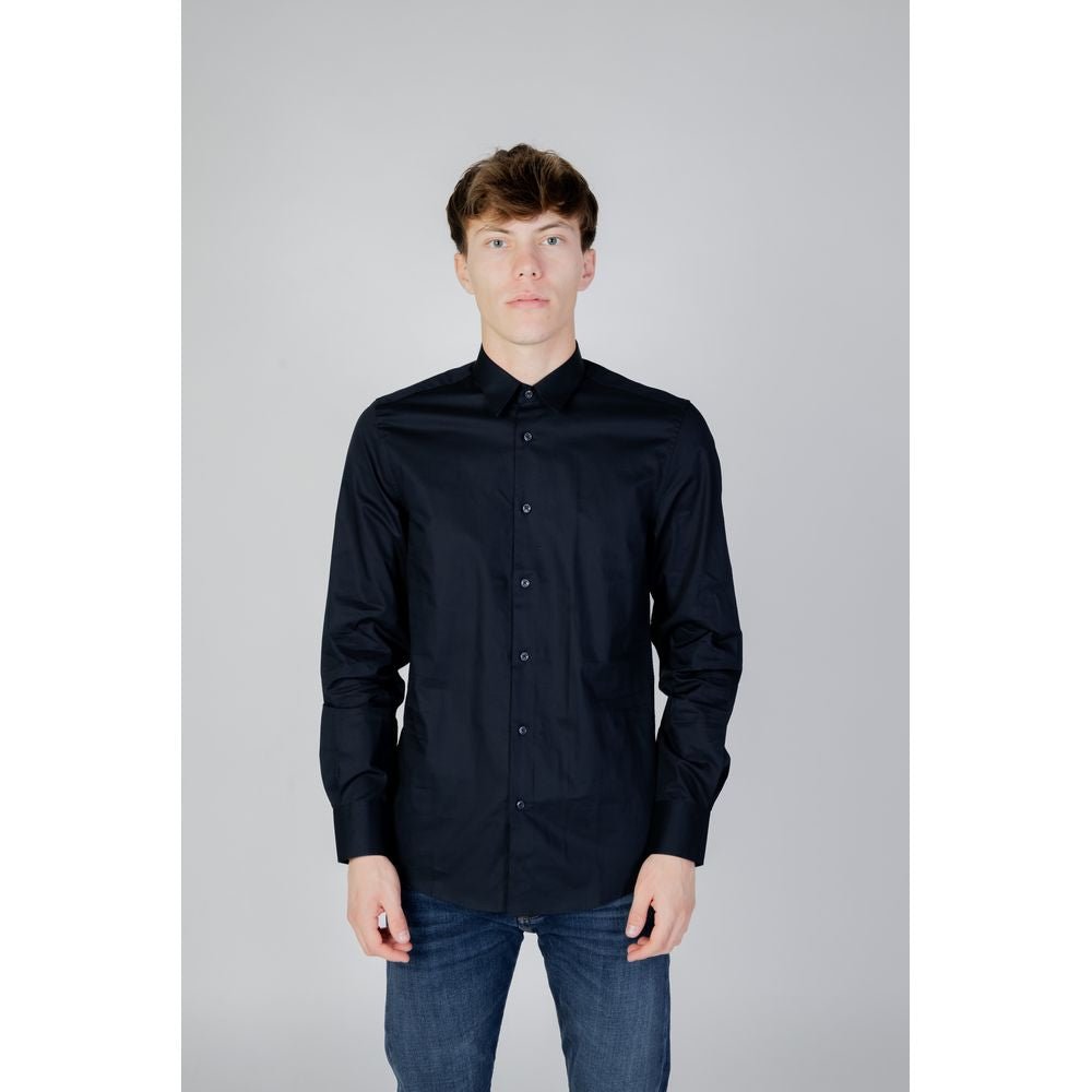 Antony Morato Blue Cotton Shirt – IT54 | XXL par Antony Morato | Disponible sur Sandy Store ByNet