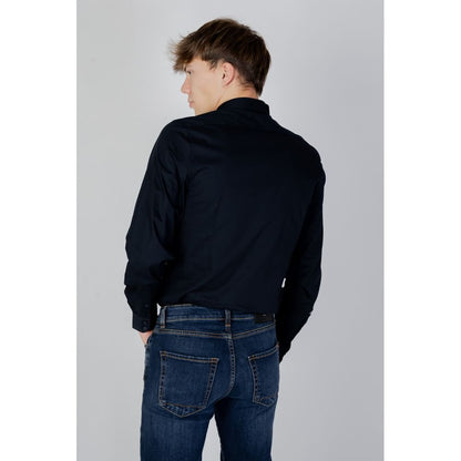 Antony Morato Blue Cotton Shirt – IT54 | XXL par Antony Morato | Disponible sur Sandy Store ByNet