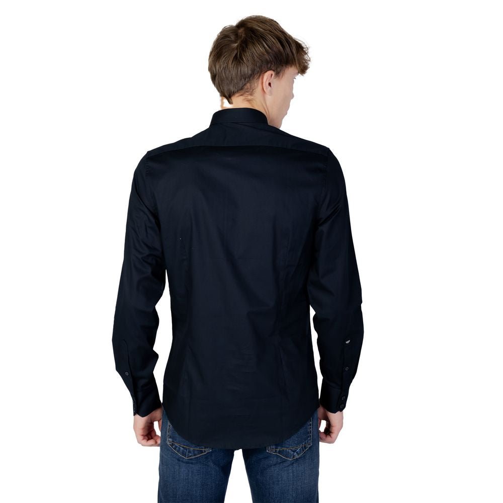 Antony Morato Blue Cotton Shirt – IT54 | XXL par Antony Morato | Disponible sur Sandy Store ByNet