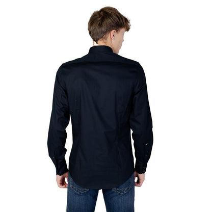 Antony Morato Blue Cotton Shirt – IT54 | XXL par Antony Morato | Disponible sur Sandy Store ByNet