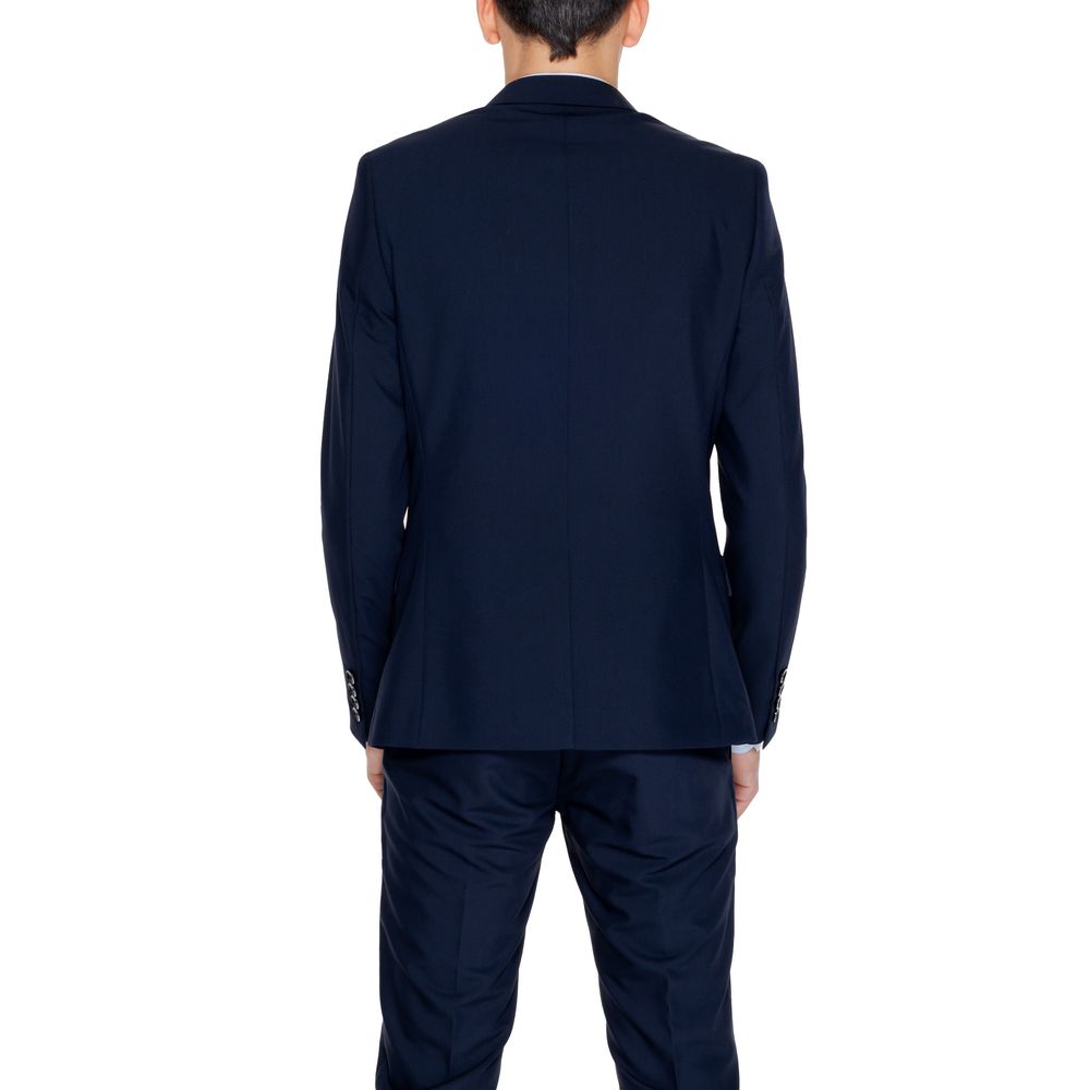 Antony Morato Blue Polyester Blazer – IT56 | 3XL par Antony Morato | Disponible sur Sandy Store ByNet