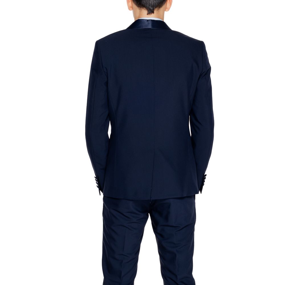 Antony Morato Blue Polyester Blazer – IT56 | 3XL par Antony Morato | Disponible sur Sandy Store ByNet