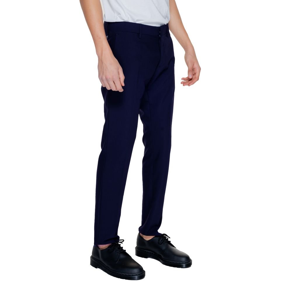 Antony Morato Blue Polyester Pant – IT52 | XL par Antony Morato | Disponible sur Sandy Store ByNet