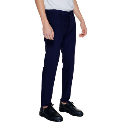 Antony Morato Blue Polyester Pant – IT52 | XL par Antony Morato | Disponible sur Sandy Store ByNet