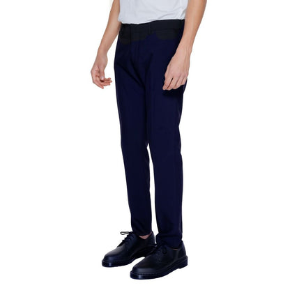Antony Morato Blue Polyester Pant – IT52 | XL par Antony Morato | Disponible sur Sandy Store ByNet