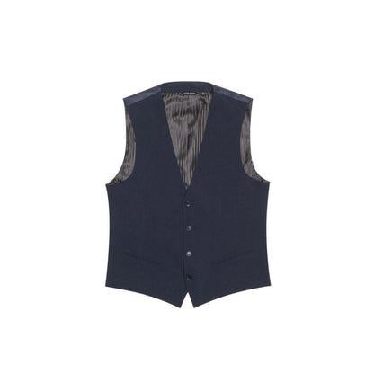Antony Morato Blue Polyester Waistcoat – IT54 | XXL par Antony Morato | Disponible sur Sandy Store ByNet