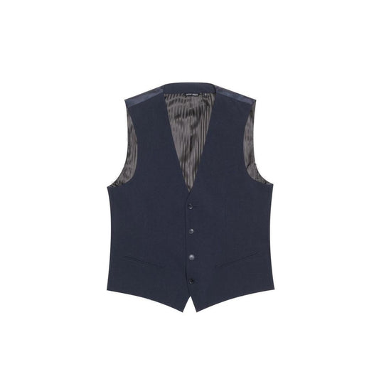 Antony Morato Blue Polyester Waistcoat – IT54 | XXL par Antony Morato | Disponible sur Sandy Store ByNet