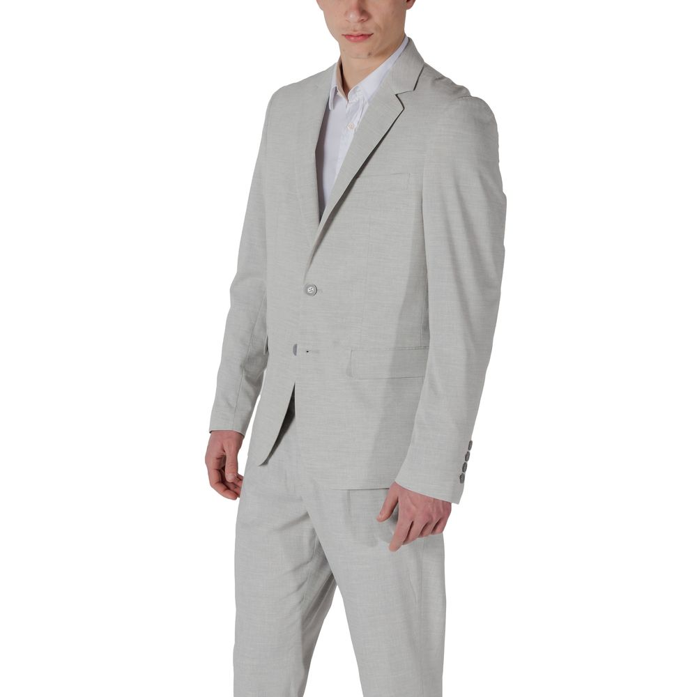 Antony Morato Gray Polyester Blazer – IT44 | XS par Antony Morato | Disponible sur Sandy Store ByNet