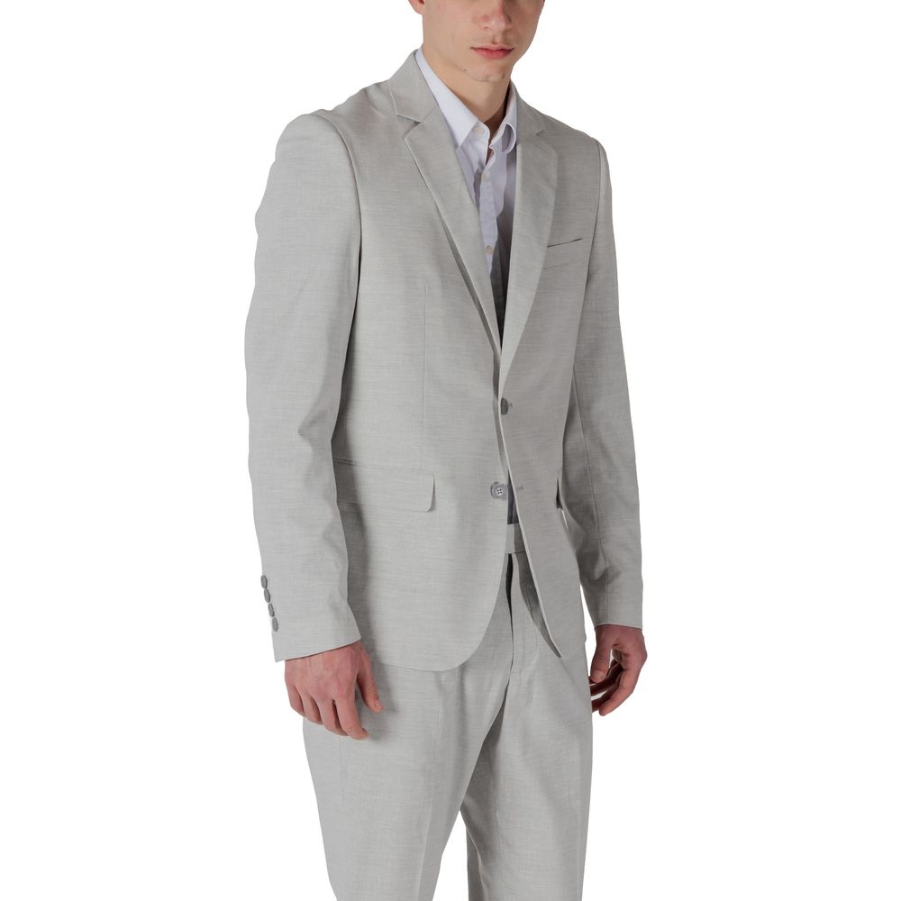 Antony Morato Gray Polyester Blazer – IT44 | XS par Antony Morato | Disponible sur Sandy Store ByNet