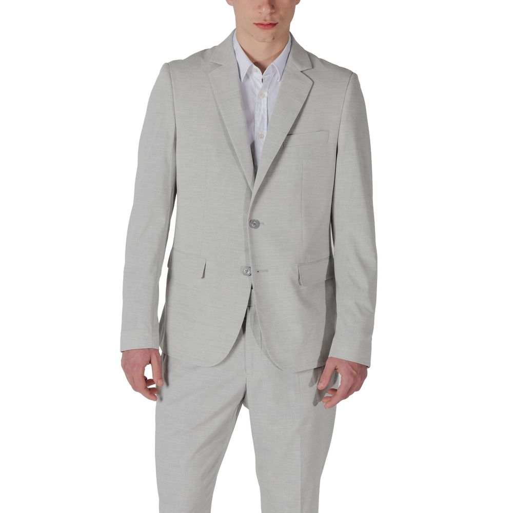 Antony Morato Gray Polyester Blazer – IT44 | XS par Antony Morato | Disponible sur Sandy Store ByNet