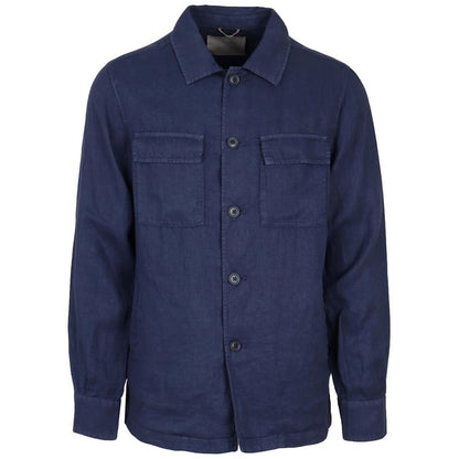 AT.P.CO Blue Linen Shirt - Sandy Store ByNet