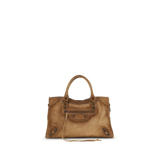 Balenciaga Suede Le City medium Handbag – par Balenciaga | Disponible sur Sandy Store ByNet