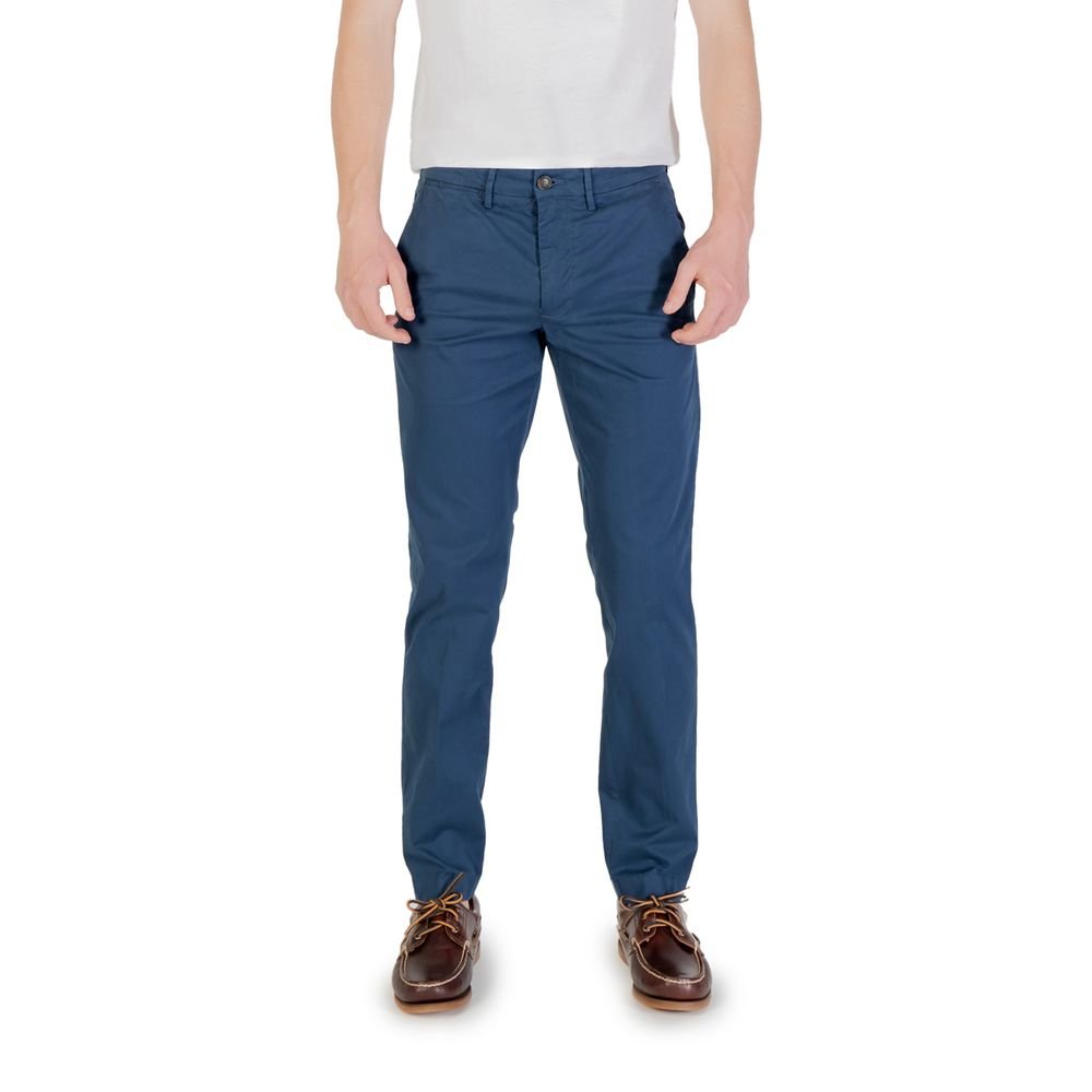 Borghese Blue Cotton Skinny Pant – IT50 | L par Borghese | Disponible sur Sandy Store ByNet