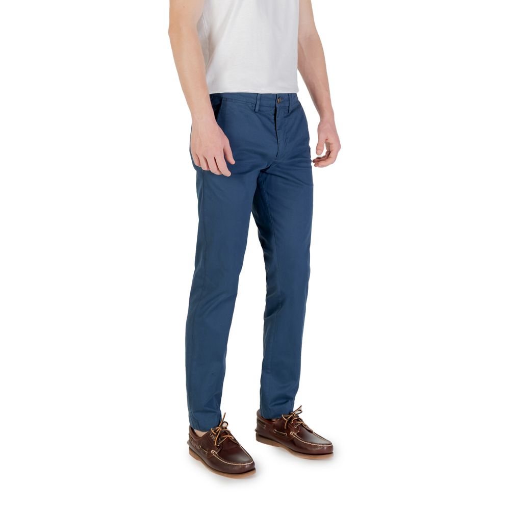 Borghese Blue Cotton Skinny Pant – IT50 | L par Borghese | Disponible sur Sandy Store ByNet